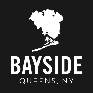 Bayside, Queens - New York (white) T-Shirt