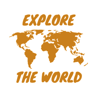 Explore the world map T-Shirt