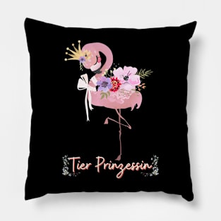 Flamingo Tier Prinzessin Blumen Süß Pillow