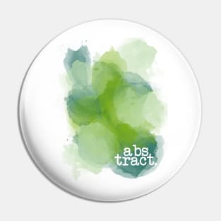 Green Abstract Pin