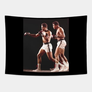 Muhammad Ali Fade Training Tapestry