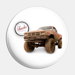 Muddy Toyota 4x4 Pickup Truck Pin