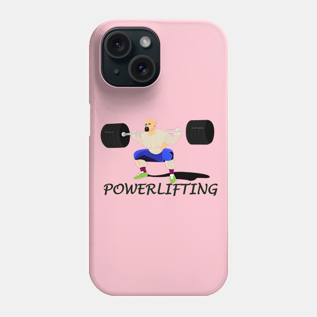 Power Lifter Phone Case by momomoma