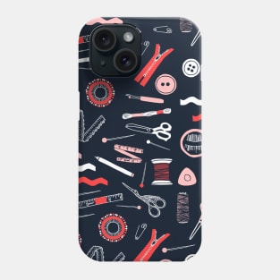 Cute Sewing Accessories Phone Case