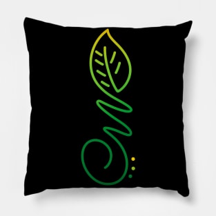 Green Signature Pillow