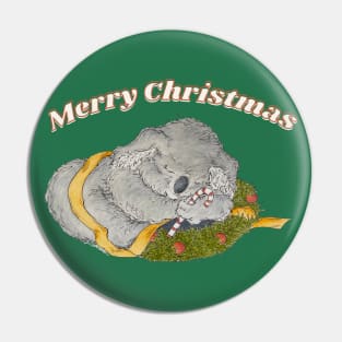 Koala Christmas Pin