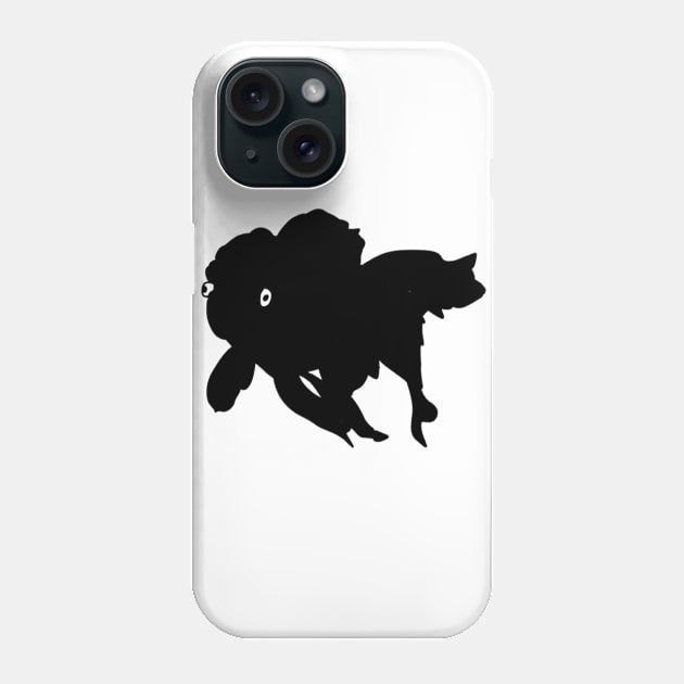 Goldfish Black White 3 Phone Case by notsniwart