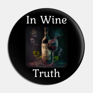 In Wine Truth Pin