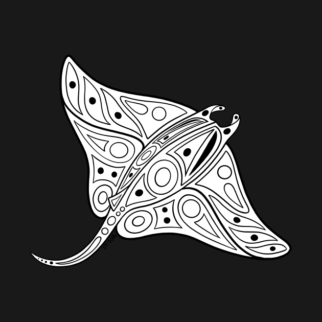 Native Inspired Manta Ray by DahlisCrafter