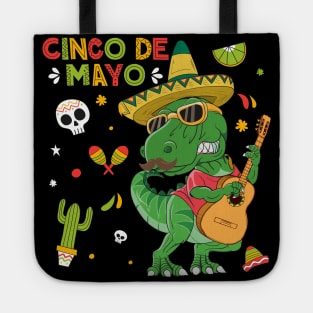 Tacosaurus Rex Cinco De Mayo 2021 Toddler Boy Dinosaur TRex Tote