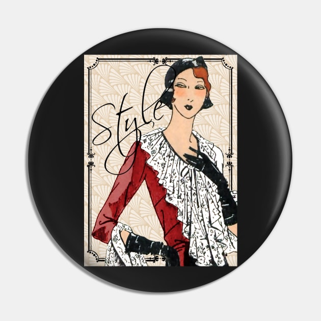 The 30s...Style Pin by HeritageScrap