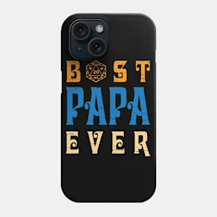 Best Gamer Papa Ever You Can Just Pause A Game Happy Father Day Gamer Vintage Retro Phone Case