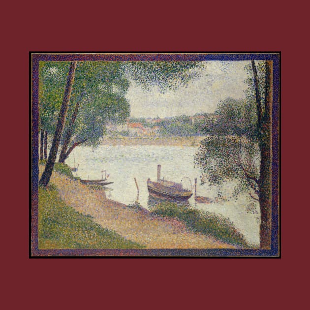 Gray Weather, Grande Jatte by GeorgesSeurat