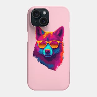 Dog in sunglasses Phone Case