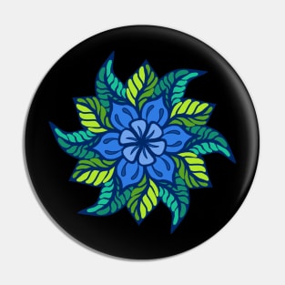 Fractal Flower Pin