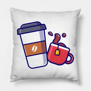 Coffee And Tea Pillow