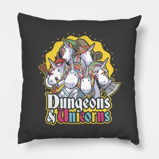 Dungeons and Unicorns Pillow