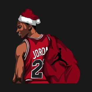 BASKETBALLART -23 GOAT CHRISTMAS T-Shirt