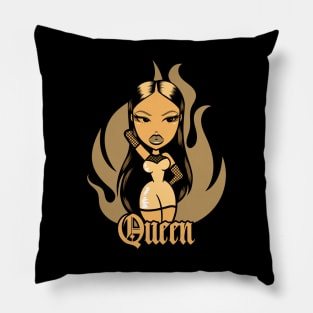 Queen Doll girl Brown-Out v2 Pillow