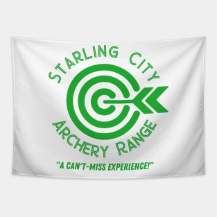 Starling City Archery Range (green) Tapestry