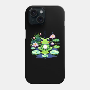 Pixel Zen Frog Phone Case