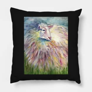 Rainbow Sheep Pillow