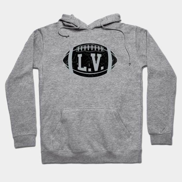 LV Retro Football - White - Raiders - Hoodie