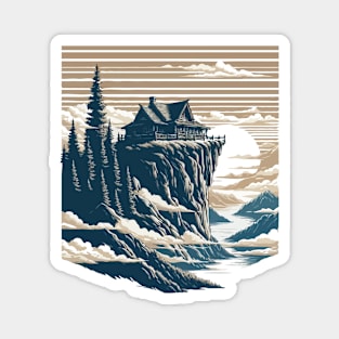 House Cliff Magnet