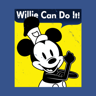 Steamboat Willie Can Do It! T-Shirt