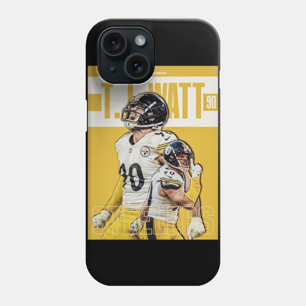 TJ Watt S-90 Phone Case by NFLapparel