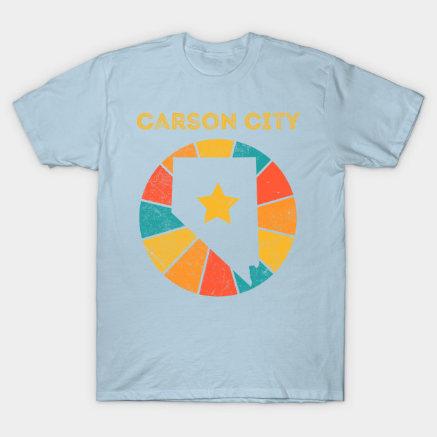 Discover Carson City Nevada Vintage Distressed Souvenir - Carson City Nevada - T-Shirt