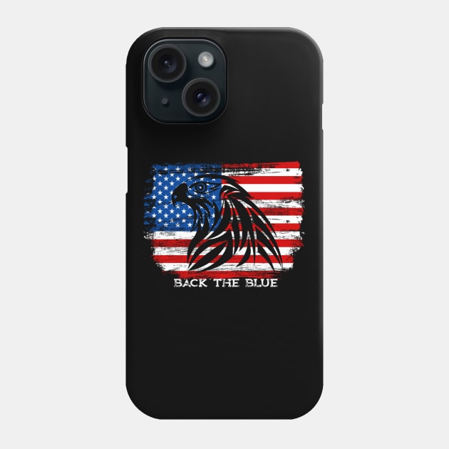 Back the Blue Police Supporter Officer Phone Case by shirtontour