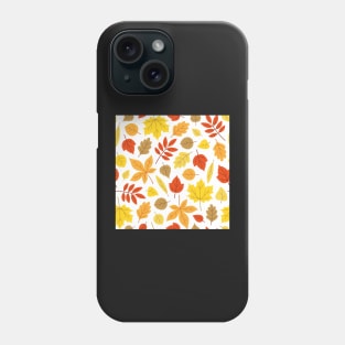 Autumn leaf pattern Phone Case