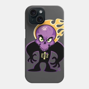 SkullyDawg Shadow Purple Skull Phone Case