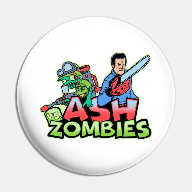 Ash vs Zombies Pin by nazumouse