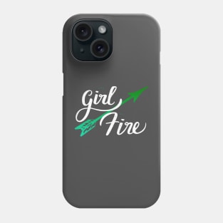 The Girl on Fire Phone Case