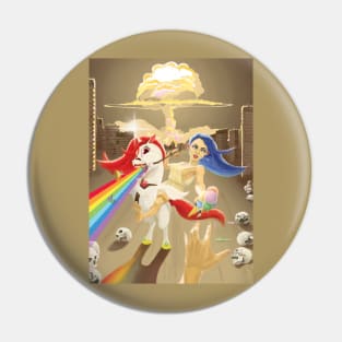 Rainbow War Pin