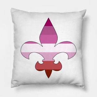 Fleur De Lis Lesbian Pride! Pillow