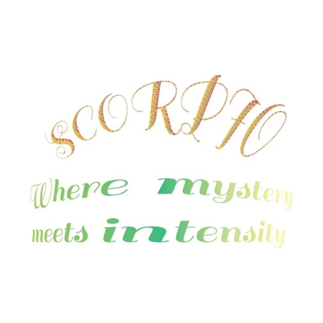 SCORPIO: WHERE MYSTERY MEETS INTENSITY by OssiesArt