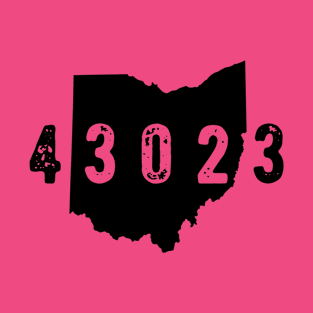 43023 Zip Code Granville Columbus Ohio T-Shirt