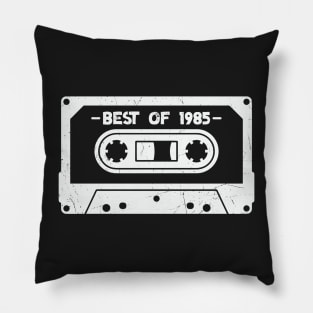 Best of 1985 Retro Cassette Tape 1985 Birthday Pillow