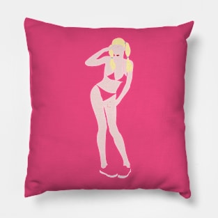 Bikini Blonde Pillow