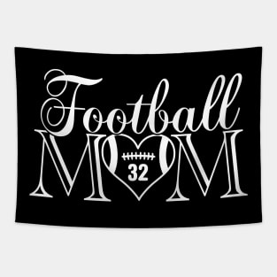 Classic Football Mom #32 That's My Boy Football Jersey Number 32 Tapestry