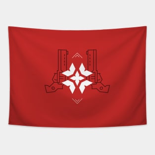 Crimson Days Tapestry