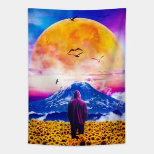 The Sunflower Field Tapestry