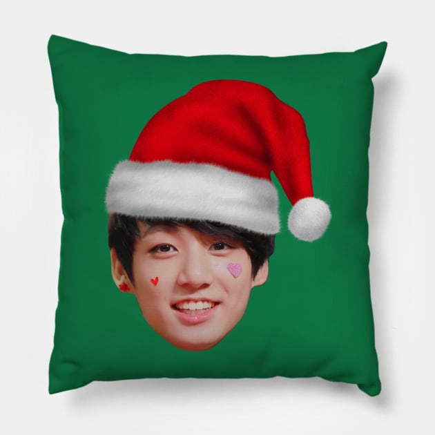 Jungkook Christmas Pillow by Selfish.Co