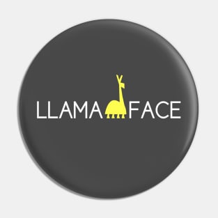 Llama Face Pin