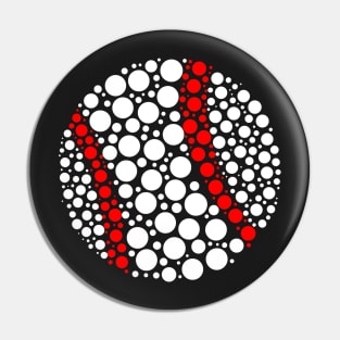 Dot Day Baseball Lover International Dot Day Polka Dot Pin