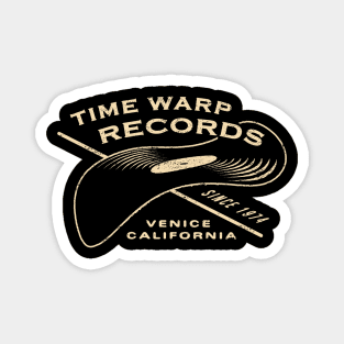 Time Warp Vinyl Records by © Buck Tee Originals Magnet