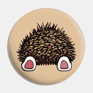 An hedgehog butt Pin